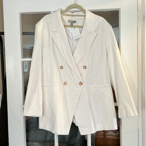 ASOS white blazer NWT!!
